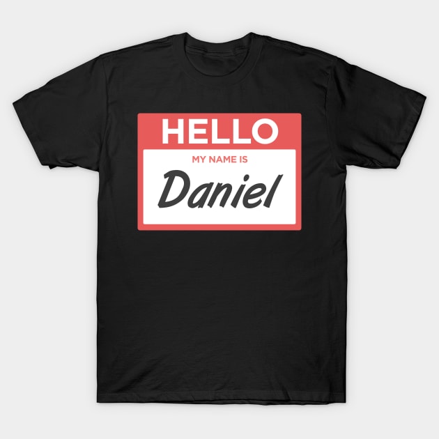 Daniel | Funny Name Tag T-Shirt by MeatMan